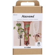 Kreativ Set Macramé, Blumenaufhänger, 1 Pck