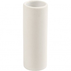 Vase, H 11 cm, D 4 cm, Weiß, 1 Stk