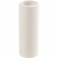 Vase, H 11 cm, D 4 cm, Weiß, 1 Stk