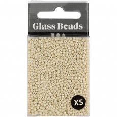Rocailleperlen, D 1,7 mm, Größe 15/0, Lochgröße 0,5-0,8 mm, Staubrosé, 25 g/ 1 Pck