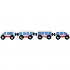 VIGA Eisenbahnzubehör, Zugreisende, Größe 310x72x36 mm, 4 Teile/ 1 Set