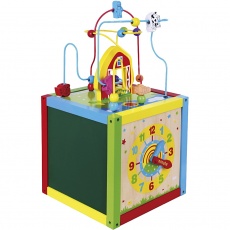 VIGA 5-in-1-Spielwürfel, Größe 30x30x55 cm, 1 Stk