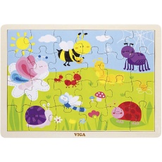 VIGA Puzzles, Größe 30x22,5 cm, 1 Stk, 24 Stücke