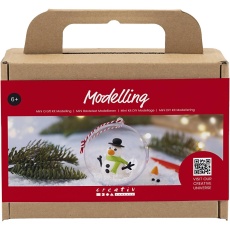 Mini Kreativ Set Modellieren, Schneemann, 1 Pck