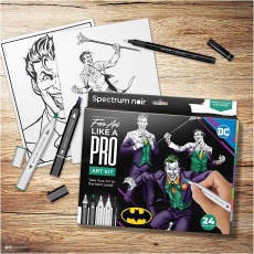 Kreativ Set Illustration, Helden & Bösewichte: Joker, Sortierte Farben, 1 Packung