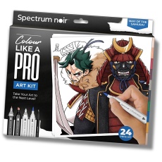 Kreativ Set Illustration, Weg des Samurai, Sortierte Farben, 1 Packung