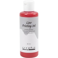 Linoldruckfarbe, Rot, 85 ml/ 1 Fl.