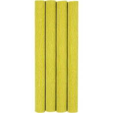 Krepppapier, Blatt 25x60 cm, Kreppanteil: 180%, 105 g, Hellgrün, 4 Bl./ 1 Pck