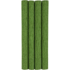Krepppapier, Blatt 25x60 cm, Kreppanteil: 180%, 105 g, Lindgrün, 4 Bl./ 1 Pck