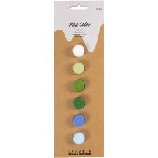 Hobbyfarbe Plus Color, Harmonie in Blau-Grün, 6x5 ml/ 1 Pck
