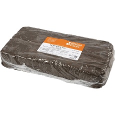 Ton mit Chamotte, Dunkelbraun, 10 kg/ 1 Pck