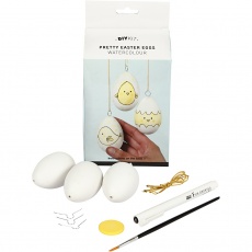 Funny Easter Eggs - Bastelset, Wasserfarben-Deko, 1 Set