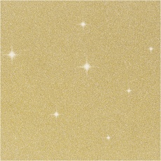 Glitzerfolie, B 35 cm, Dicke 110 my, Gold, 2 m/ 1 Rolle
