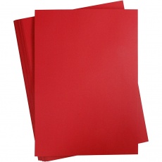 Karton, farbig, A2, Blatt 420x594 mm, 180 g, Weihnachtsrot, 100 Bl./ 1 Pck
