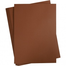 Karton, farbig, A2, Blatt 420x594 mm, 180 g, Dunkelbraun, 100 Bl./ 1 Pck