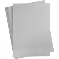 Karton, farbig, A2, Blatt 420x594 mm, 180 g, Grau, 100 Bl./ 1 Pck