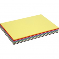 Farbkarton, A3, Blatt 297x420 mm, 180 g, Sortierte Farben, 300 Bl. sort./ 1 Pck