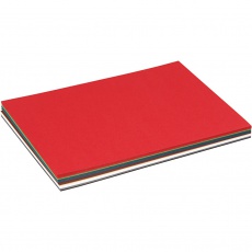 Weihnachts-Karton, A5, 150x210 mm, 180 g, Sortierte Farben, 60 Bl. sort./ 1 Pck