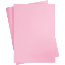 Karton, farbig, A2, Blatt 420x594 mm, 180 g, Hellpink, 10 Bl./ 1 Pck