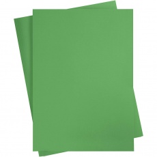 Karton, farbig, A2, 420x594 mm, 180 g, Grasgrün, 10 Bl./ 1 Pck