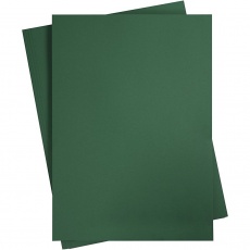 Karton, farbig, A2, Blatt 420x594 mm, 180 g, Dunkelgrün, 10 Bl./ 1 Pck