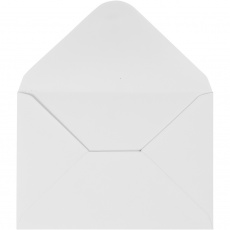 Kuvert, Umschlaggröße 11,5x16 cm, 110 , Weiß, 10 Stk/ 1 Pck