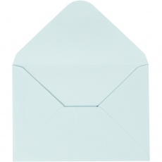 Umschläge, Umschlaggröße 11,5x16 cm, 110 g, Hellblau, 10 Stk/ 1 Pck