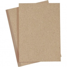 Papier, A4, Blatt 210x297 mm, 120 g, Natur, 20 Stk/ 1 Pck