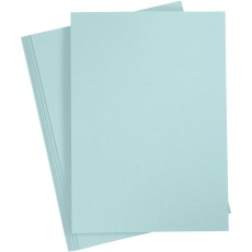 Papier, A4, Blatt 210x297 mm, 80 g, Hellblau, 20 Stk/ 1 Pck