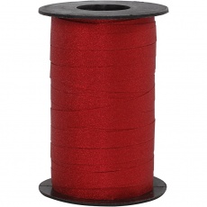 Kräuselband, B 10 mm, Glitter, Rot, 100 m/ 1 Rolle