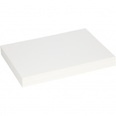 Faltschachtelkarton, Blatt 25,5x36 cm, Dicke 0,4 mm, 250 g, Weiß, 100 Bl./ 1 Pck