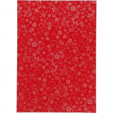 Papier, A4, Blatt 210x297 mm, 80 g, Rot, 20 Bl./ 1 Pck