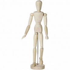 Gliederpuppe, Mann, H 30 cm, 1 Stk