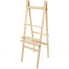 Doppelseitige Staffelei , H 134 cm, B 58 cm, 1 Stk