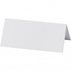 Tischkarten, Größe 9x4 cm, 220 g, Weiß, 20 Stk/ 1 Pck