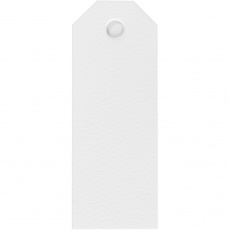 Manila-Anhänger, Größe 3x8 cm, 220 g, Weiß, 20 Stk/ 1 Pck