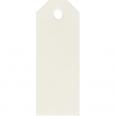 Manila-Anhänger, Größe 3x8 cm, 220 g, Naturweiß, 20 Stk/ 1 Pck