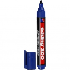 Edding 300 Marker, Strichstärke 1,5-3 mm, Blau, 1 Stk