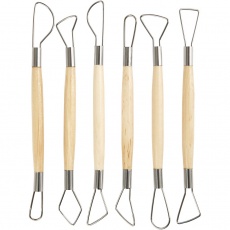 Ton-Schlingen, runde Kanten, L 20 cm, 6 Stk/ 1 Pck