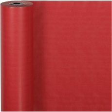 Geschenkpapier , B 50 cm, 60 g, Rot, 100 m/ 1 Rolle