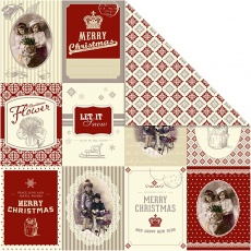 Design-Papier, Blatt 30,5x30,5 cm, 120 g, 5 Bl./ 1 Pck