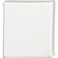 Leinwand, T 1.6 cm, Größe 10x10 cm, 360 g, Weiß, 1 Stk