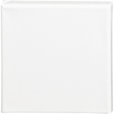 Leinwand, T 1.6 cm, Größe 15x15 cm, 360 g, Weiß, 1 Stk