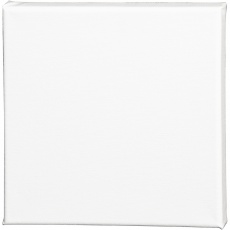 Leinwand, T 1.6 cm, Größe 20x20 cm, 360 g, Weiß, 1 Stk