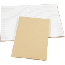 Notizbuch , A4, Blatt 210x297 mm, 60 g, Braun, 1 Stk