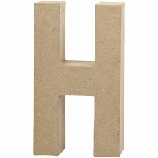 Buchstaben, H, H 20,2 cm, B 11,2 cm, Dicke 2,5 cm, 1 Stk