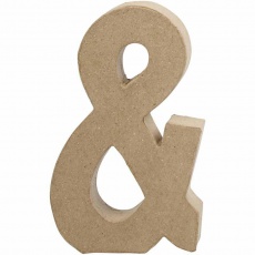 Zeichen, &, H 19,9 cm, B 11,5 cm, Dicke 2,5 cm, 1 Stk