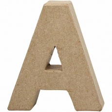 Buchstaben, A, H 10 cm, B 9,5 cm, Dicke 1,7 cm, 1 Stk