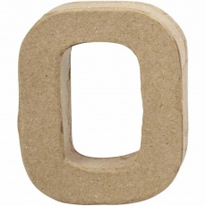 Zahl, 0, H 10 cm, B 8 cm, Dicke 2 cm, 1 Stk