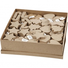Anhänger für Weihnachten, H 7-8 cm, 174 Stk/ 1 Pck